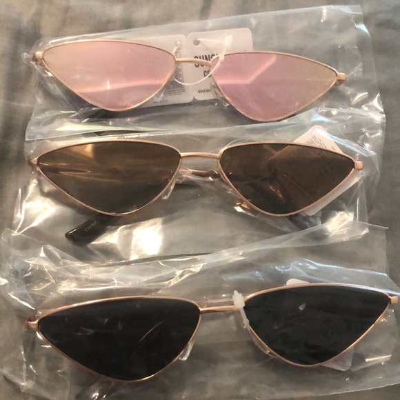 3 FOR $13 | NEW! Triangle Sunglasses Retro cat - Picture 6 of 7
